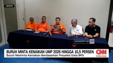 VIDEO: Buruh Minta Kenaikan UMP 2026 Hingga 10,5 Persen
