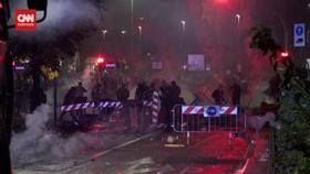VIDEO: Demo Tolak Israel Ikut Kompetisi Warnai Laga Italia vs Israel