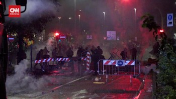 VIDEO: Demo Tolak Israel Ikut Kompetisi Warnai Laga Italia vs Israel