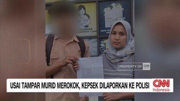 VIDEO: Usai Tampar Murid Merokok, Kepsek Dilaporkan ke Polisi