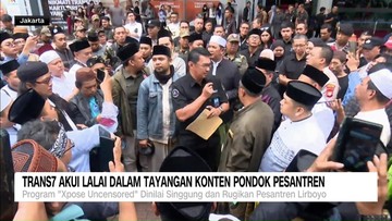 VIDEO: Trans7 Akui Lalai dalam Tayangannya Soal Pondok Pesantren