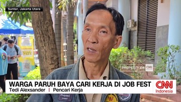 VIDEO: Warga Paruh Baya Cari Kerja di Job Fest