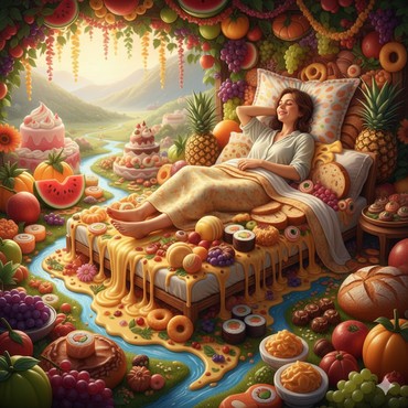 Cara Bikin Foto Tidur di Atas Makanan Pakai Gemini Al