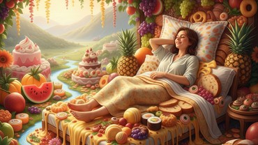 Cara Bikin Foto Tidur di Atas Makanan Pakai Gemini Al