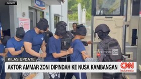 VIDEO: Aktor Ammar Zoni Dipindah ke Nusa Kambangan