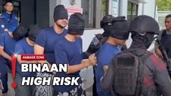 Ammar Zoni Dibawa ke Nusakambangan, Mata Ditutup Kain Hitam