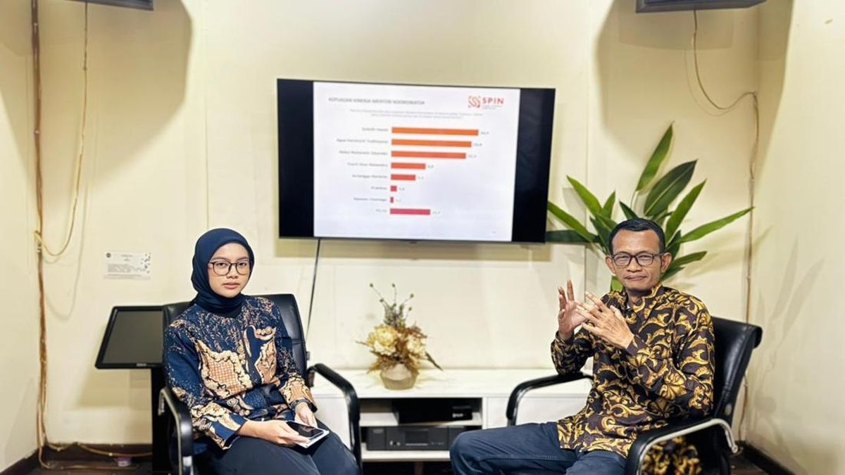 Survei SPIN: Zulhas Menko Berkinerja Terbaik, AHY Paling Populer