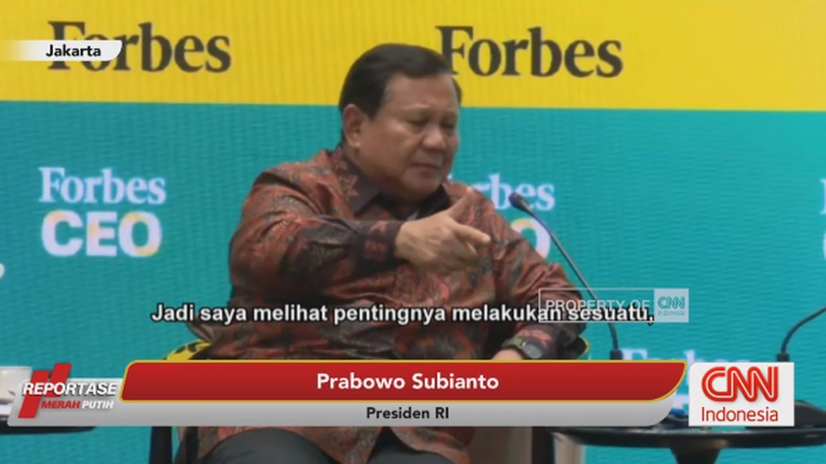 VIDEO: Presiden Prabowo Bicara MBG di Forbes CEO