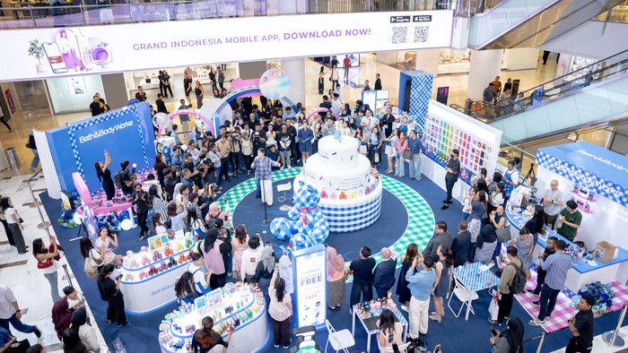 Rayakan Indonesia by Bath & Body Works di Grand Indonesia, Main Atrium East Mall.