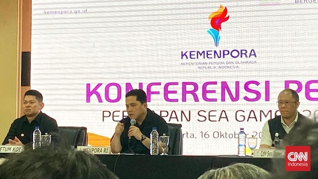 Indonesia Bisa Kirim 800 Atlet ke SEA Games 2025 Menpora RI, Erick Thohir memastikan jumlah atlet Indonesia yang berangkat ke SEA Games 2025 naik dari 120 jadi 800 atlet.