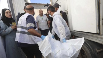 Jasad Warga Palestina yang Diserahkan Israel Penuh Luka-Leher Diikat