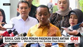 VIDEO: Bahlil Cari Cara Penuhi Pasokan Emas Antam