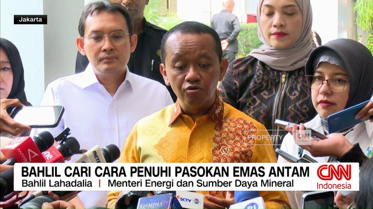 VIDEO: Bahlil Cari Cara Penuhi Pasokan Emas Antam