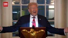 VIDEO: Momen Trump Bercanda Soal Tak Dapat Nobel Perdamaian