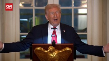 VIDEO: Momen Trump Bercanda Soal Tak Dapat Nobel Perdamaian
