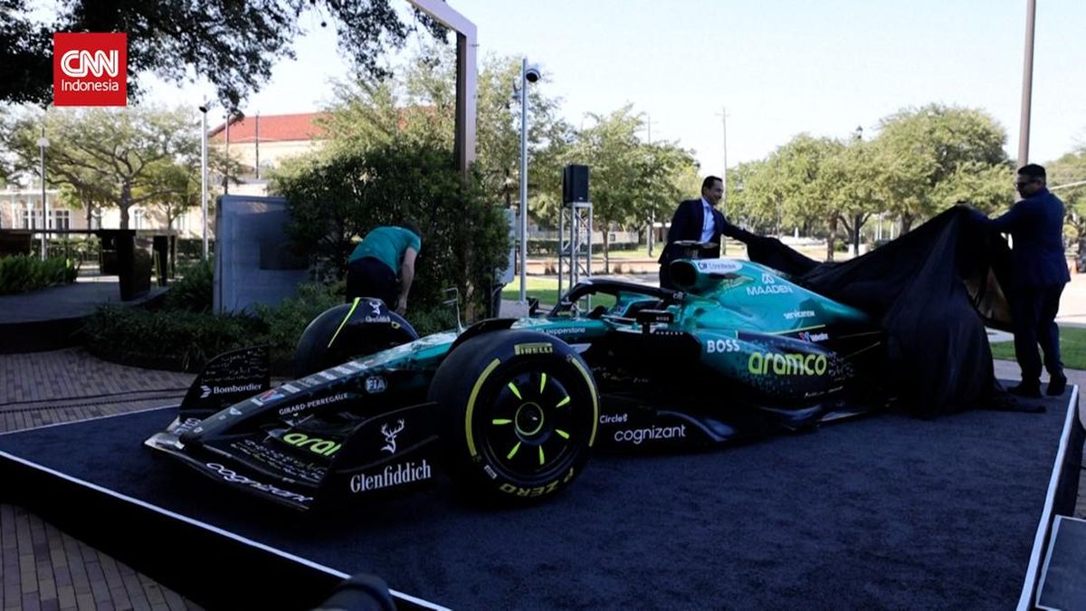 VIDEO: Aston Martin Pamer Mobil Baru F1 Jelang GP Amerika Serikat