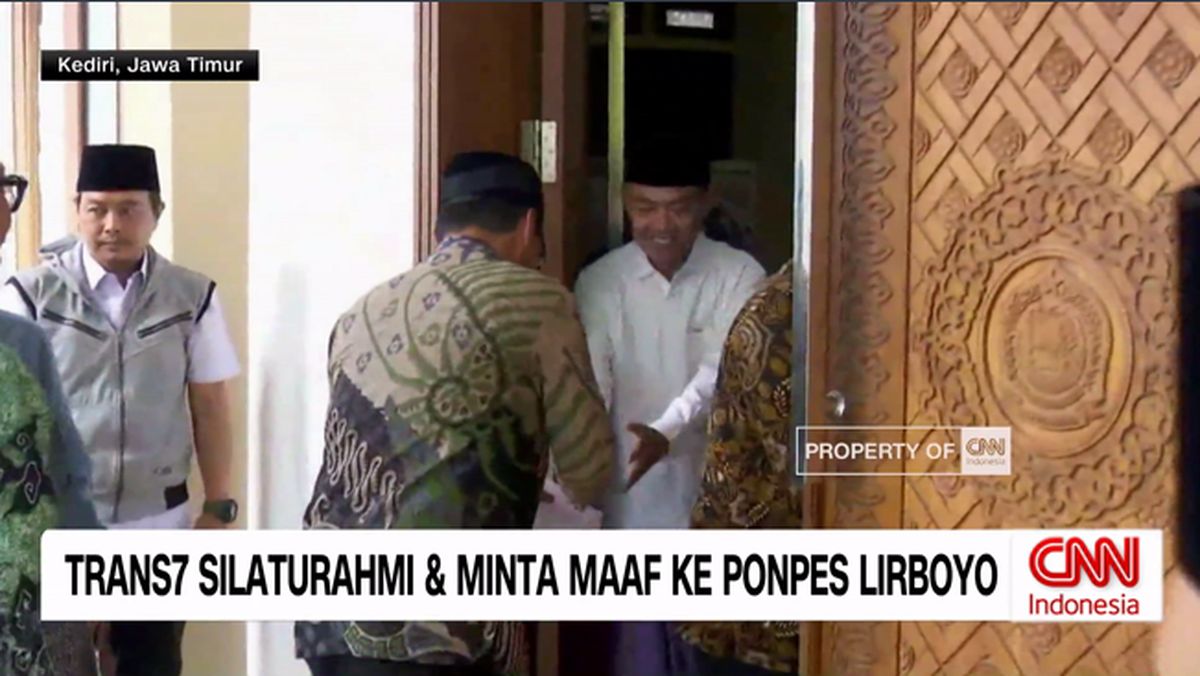VIDEO: Trans7 Silaturahmi dan Minta Maaf ke Ponpes Lirboyo