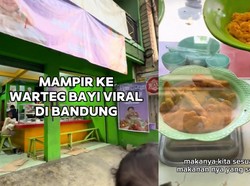 Unik! Ada Warteg Khusus Menu Makanan Bayi di Bandung
