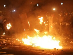 Demo Antikriminal di Peru Berujung Ricuh, 1 Orang Tewas-Puluhan Luka