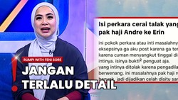 Gugatan Andre Taulany Bocor, Erin Tulis Pesan Bijak: Tenang Itu Mahal