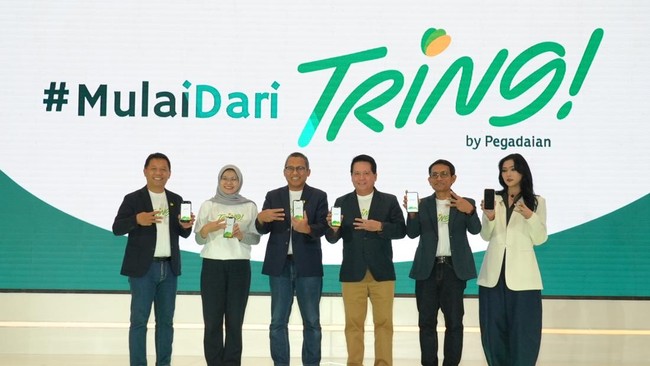 BRI Group luncurkan super app TRING! by Pegadaian untuk investasi emas digital, memudahkan transaksi aman dan nyaman bagi nasabah di Indonesia.
