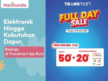 Elektronik Hingga Kebutuhan Dapur, Belanja di Transmart Aja Bun!