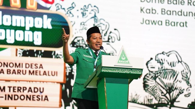 GP Ansor luncurkan Gerakan Ekonomi Rakyat dengan Kelompok Usaha Gotong Royong. Program ini targetkan 100 kader per desa untuk pengembangan peternakan ayam.