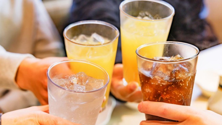 Ilustrasi minuman diet atau rendah gula A well-chilled and delicious drink
