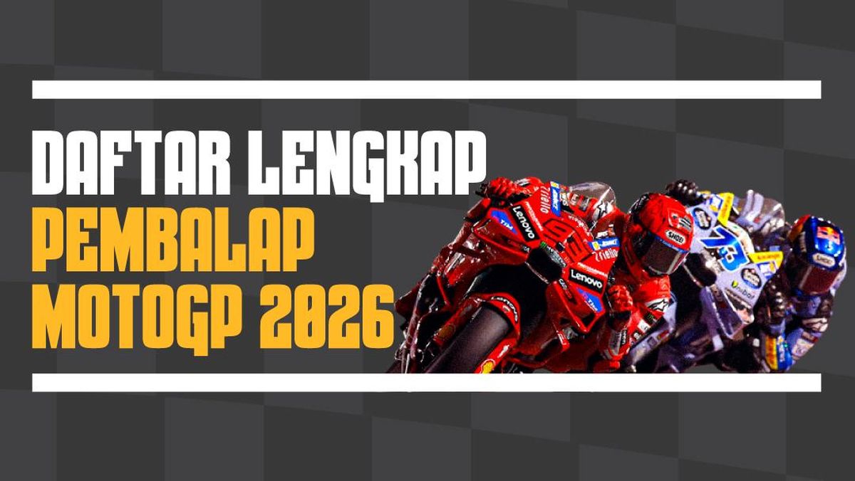 INFOGRAFIS: Daftar 22 Pembalap MotoGP 2026