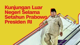 INFOGRAFIS: Diplomasi Luar Negeri Prabowo Setahun Jadi Presiden