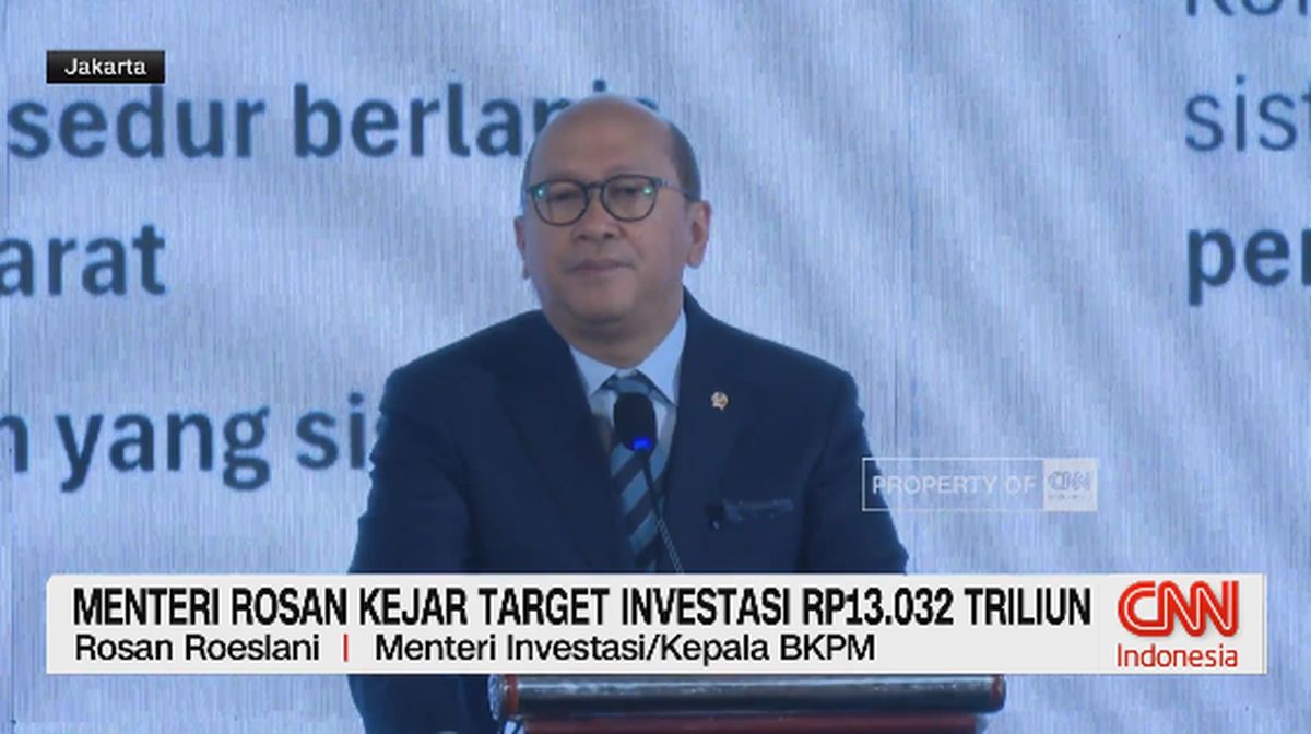 VIDEO: Menteri Rosan Kejar Target Investasi Rp13.032 Triliun