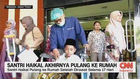 VIDEO: Santri Haikal Akhirnya Pulang ke Rumah