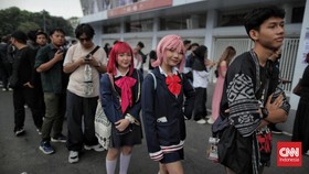 FOTO: Warna-warni Cosplay Ramaikan Suasana Lingkar GBK