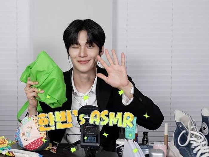 Untuk Beauties yang suka nonton ASMR, EVNNE memiliki konten ASMR yang dibawakan oleh Hanbin.