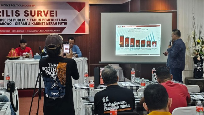 Survei IPI Catat Publik Puas Kinerja Mentan & Menhan di Tahun Pertama Survei PT IPI menunjukkan 80,2% publik puas dengan kinerja Prabowo-Gibran, Mentan dan Menhan jadi menteri paling diapresiasi responden.