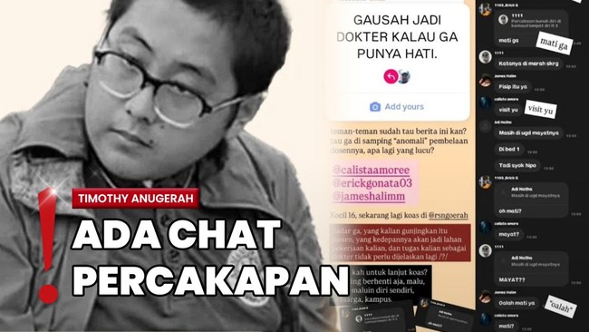 Kematian Tragis Timothy Anugerah usai Diduga Jadi Korban Bullying
