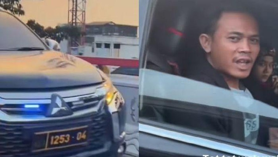 Viral Pajero pakai strobo. Viral Pajero pakai strobo.