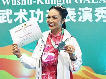 img-title Selamat! Kris Dayanti Berhasil Raih Medali Silver di Kejuaraan Wushu Dunia 2025