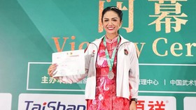 Kata-kata Krisdayanti Usai Rebut Medali Perak di Kejuaraan Dunia Wushu