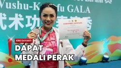 Kris Dayanti Menang di Kejuaraan Wushu Dunia, Aurel: Nenek Lincah