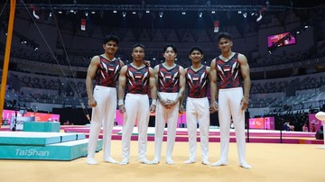 Sorotan Dunia Olahraga CNN Sport : Pesenam Putra Indonesia Penuh Motivasi di Kejuaraan Dunia 2025