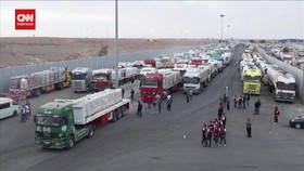 VIDEO: Perbatasan Rafah Masih Ditutup Israel, Truk Bantuan Tertahan
