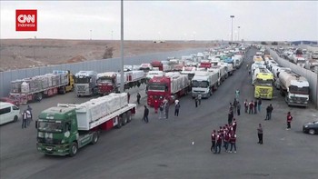 VIDEO: Perbatasan Rafah Masih Ditutup Israel, Truk Bantuan Tertahan
