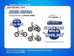 Cuma di Transmart Ful Day Sale, Beli Sepeda Dapat Diskon Segede Ini Cuma di Transmart Ful Day Sale, Beli Sepeda Dapat Diskon Segede Ini