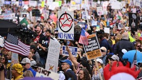 Demo Besar No Kings Pecah di 50 Negara Bagian AS Protes Donald Trump