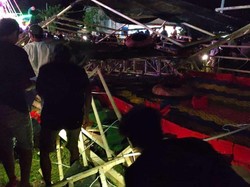 Detik-detik Rainbow Slide di Ketapang Roboh, Diduga Over Kapasitas