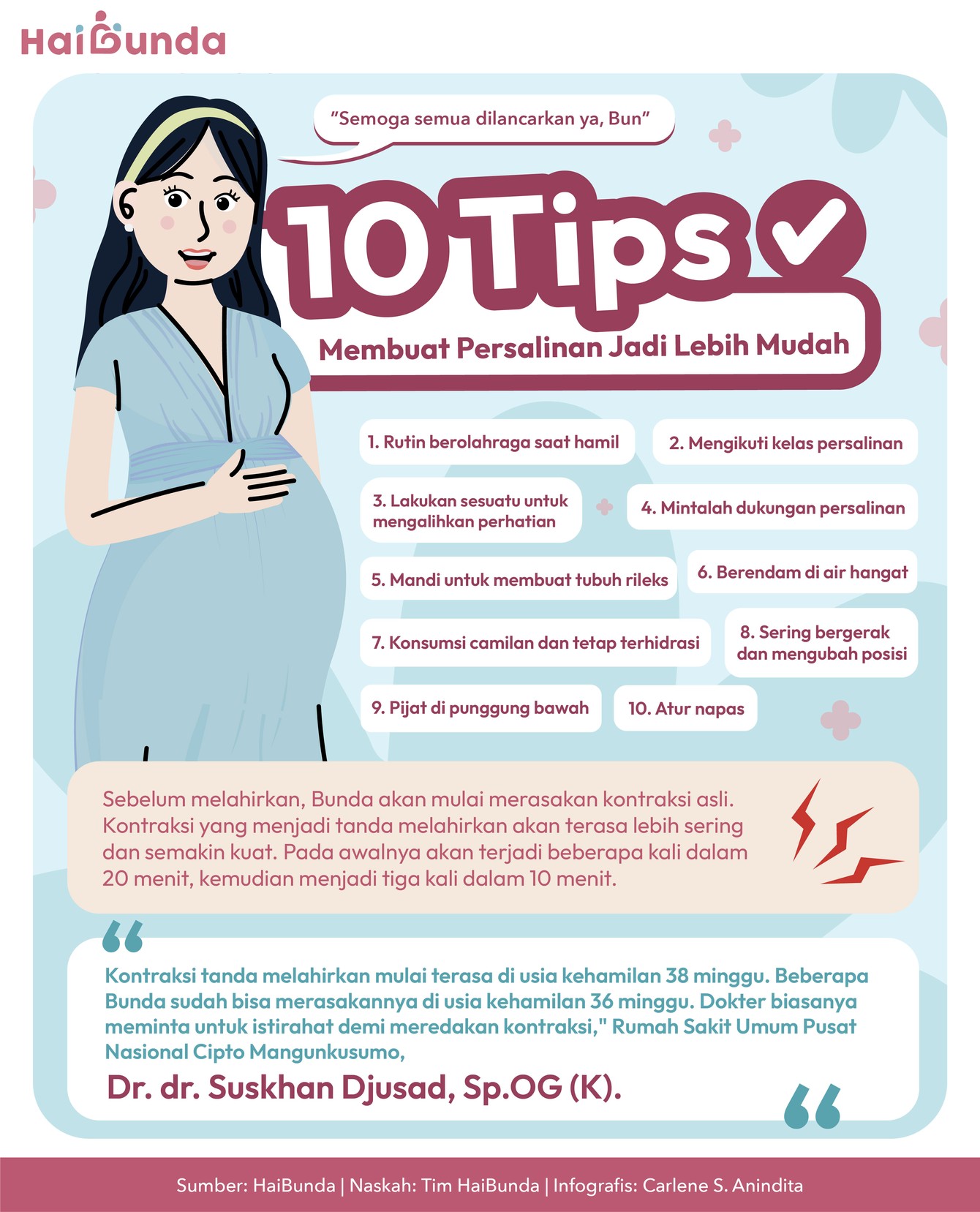 10 Tips untuk Membuat Persalinan Jadi Lebih Mudah 10 Tips untuk Membuat Persalinan Jadi Lebih Mudah