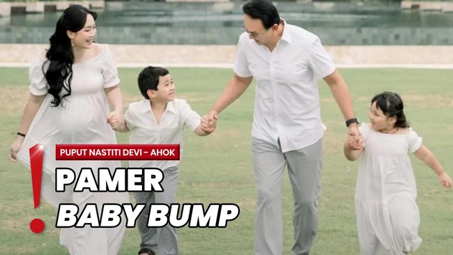 Segera Punya Anak Ketiga, Ahok dan Puput Nastiti Makin Romantis