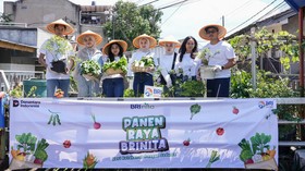 BRI Peduli Gelar Panen Raya BRInita di Hari Pangan Sedunia