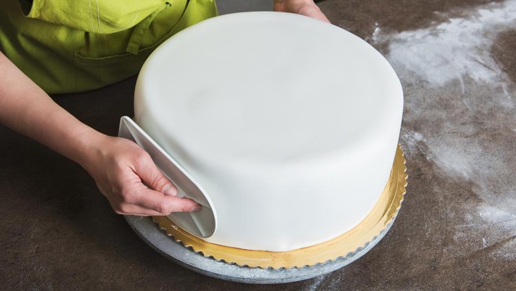 Ilustrasi fondant cake Ilustrasi fondant cake